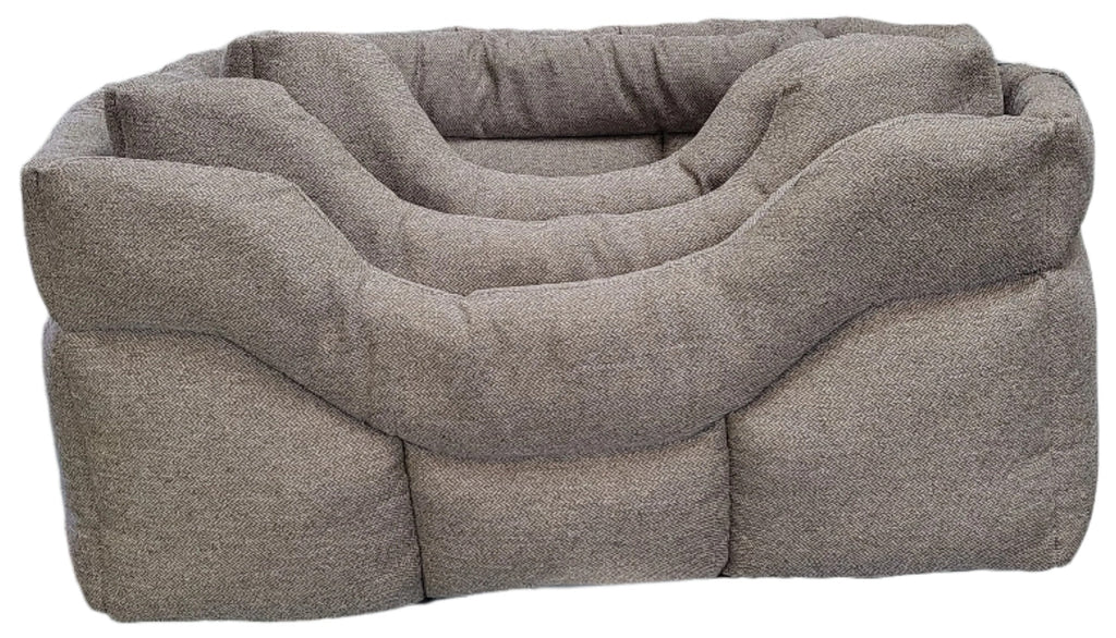 Premium Rectangular High Sided Orkney Tweed Dog Beds