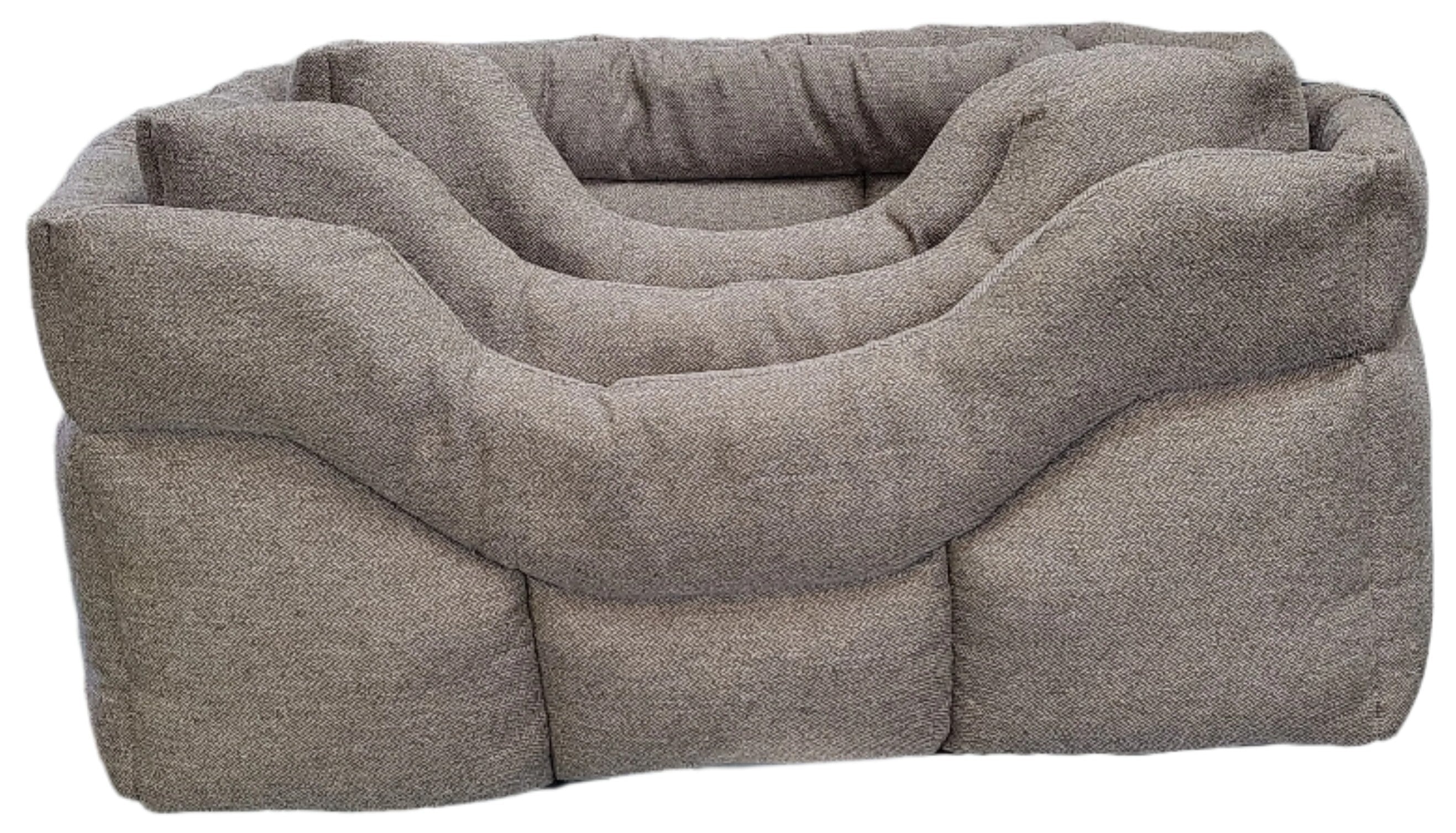 Premium Rectangular High Sided Orkney Tweed Dog Beds