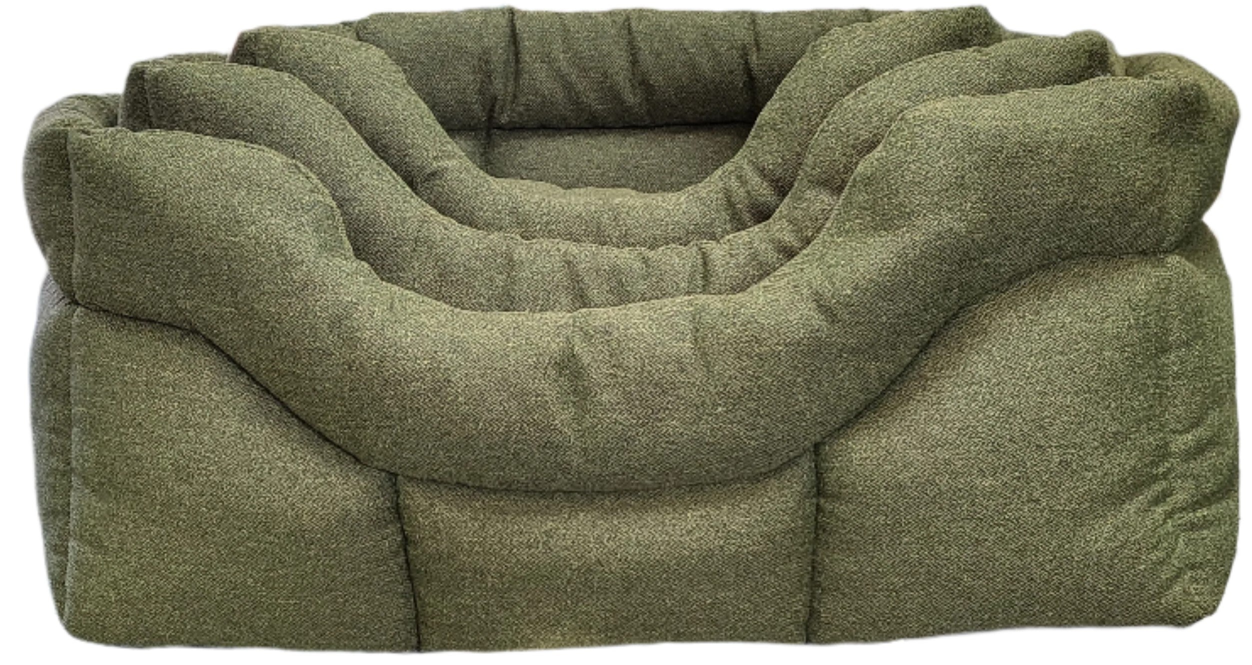 Premium Rectangular High Sided Orkney Tweed Dog Beds