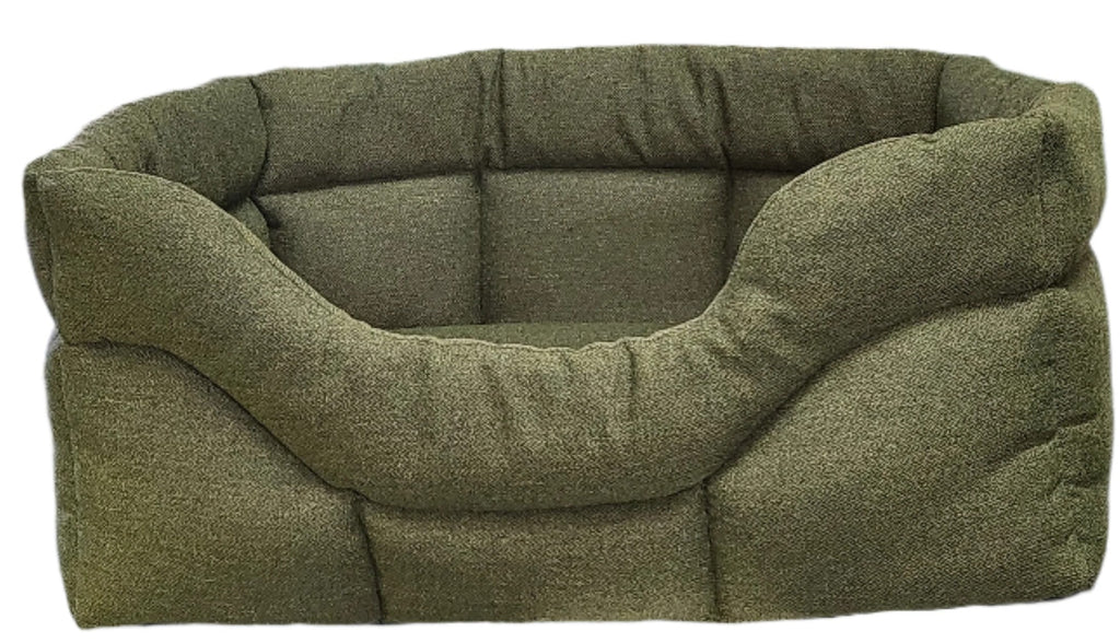 Premium Rectangular High Sided Orkney Tweed Dog Beds