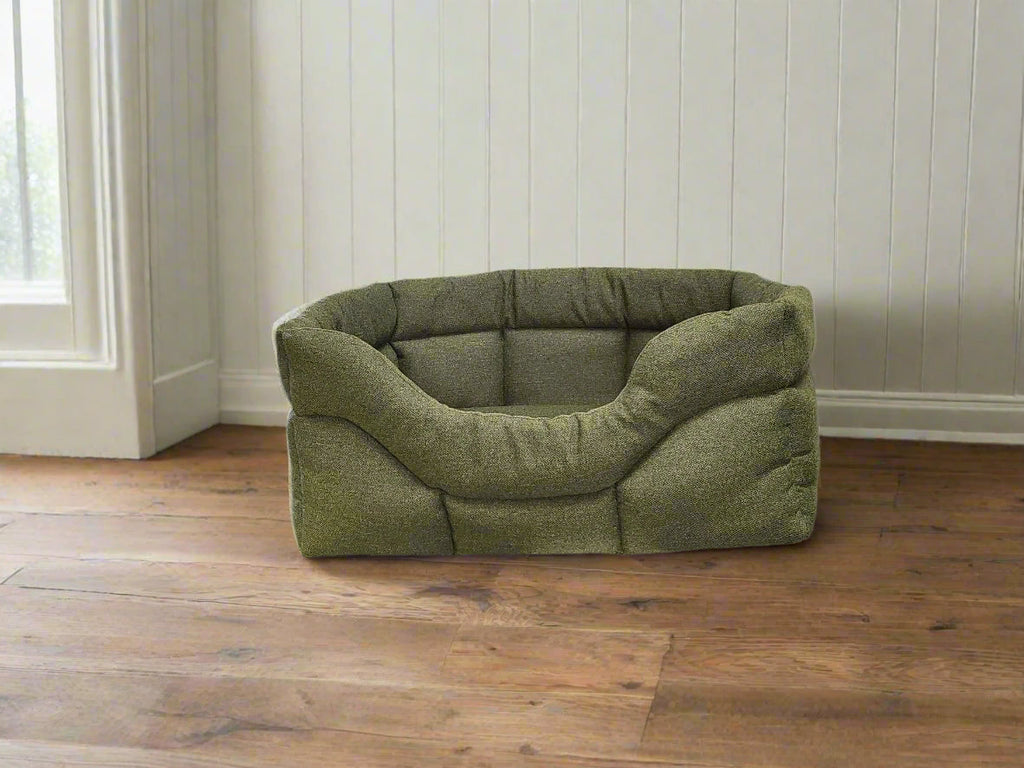 Premium Rectangular High Sided Orkney Tweed Dog Beds