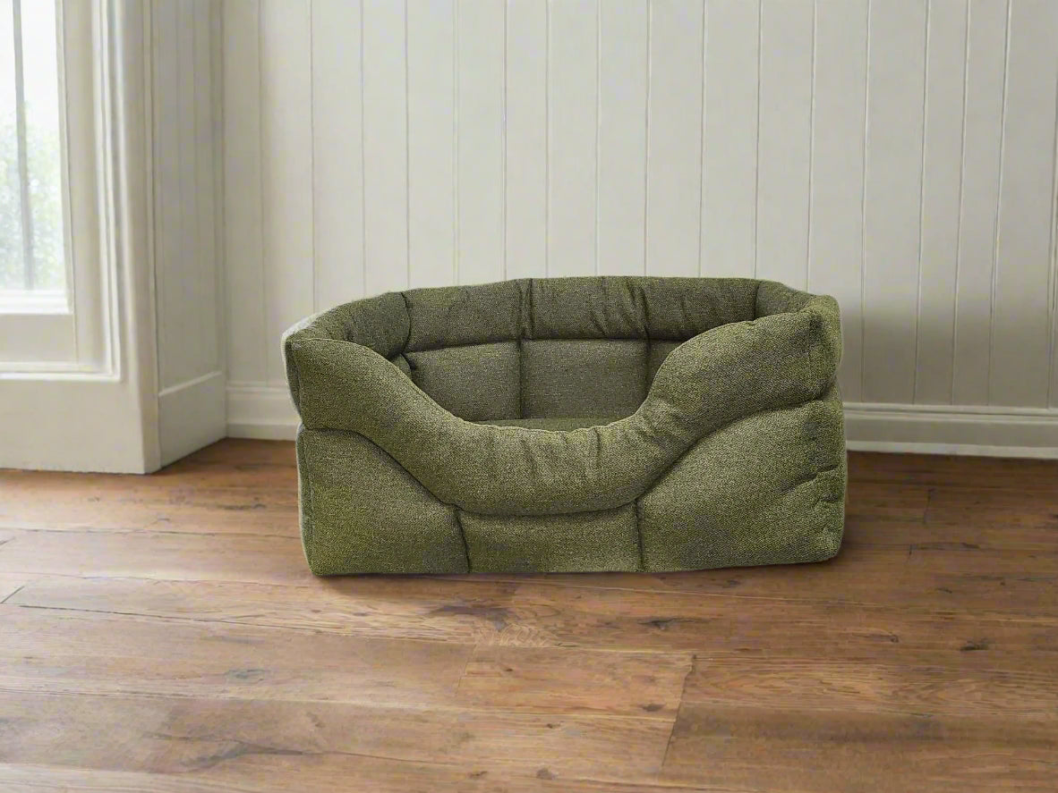 Premium Rectangular High Sided Orkney Tweed Dog Beds