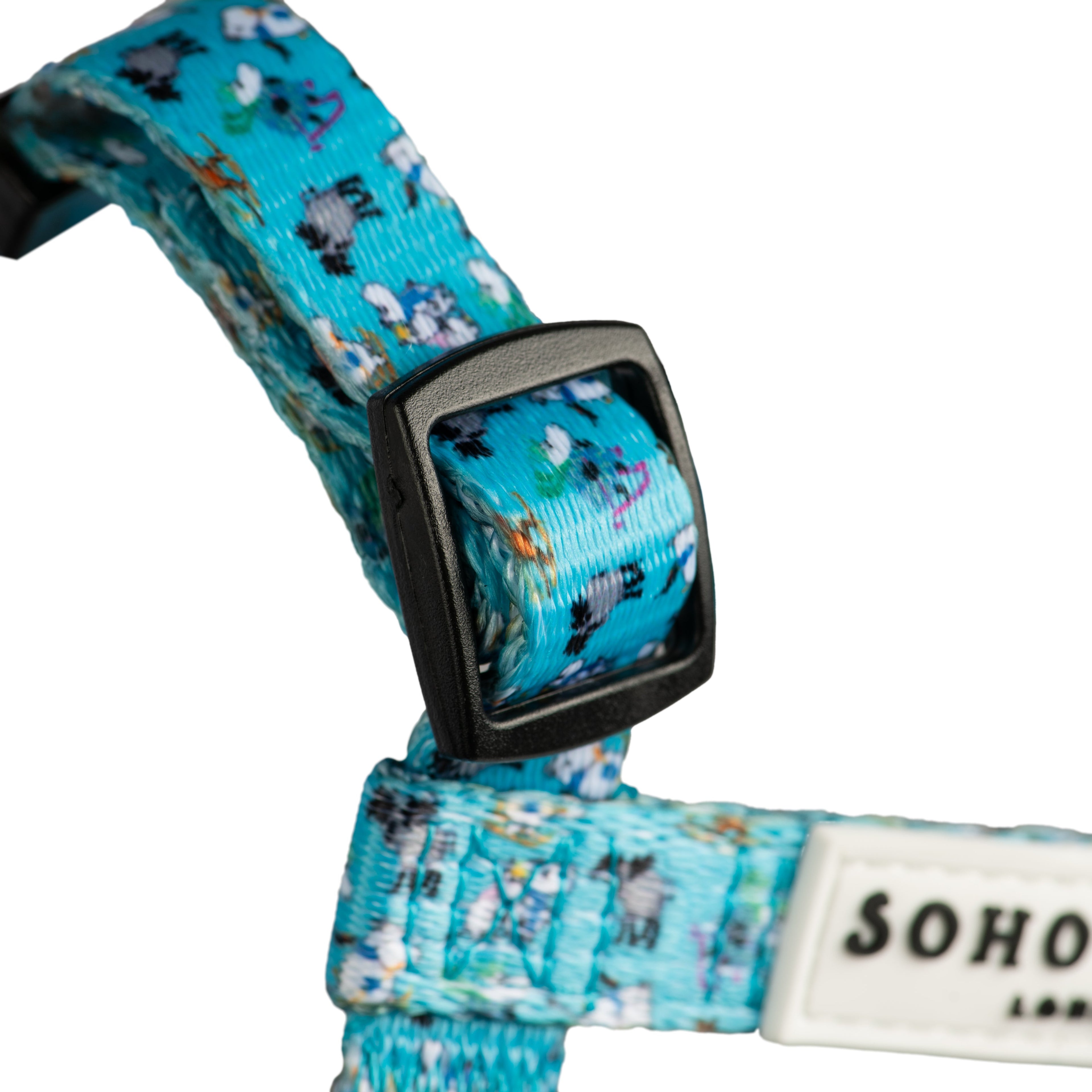 Moomins Blue Holiday Dogs H-Harness by Soho Poms