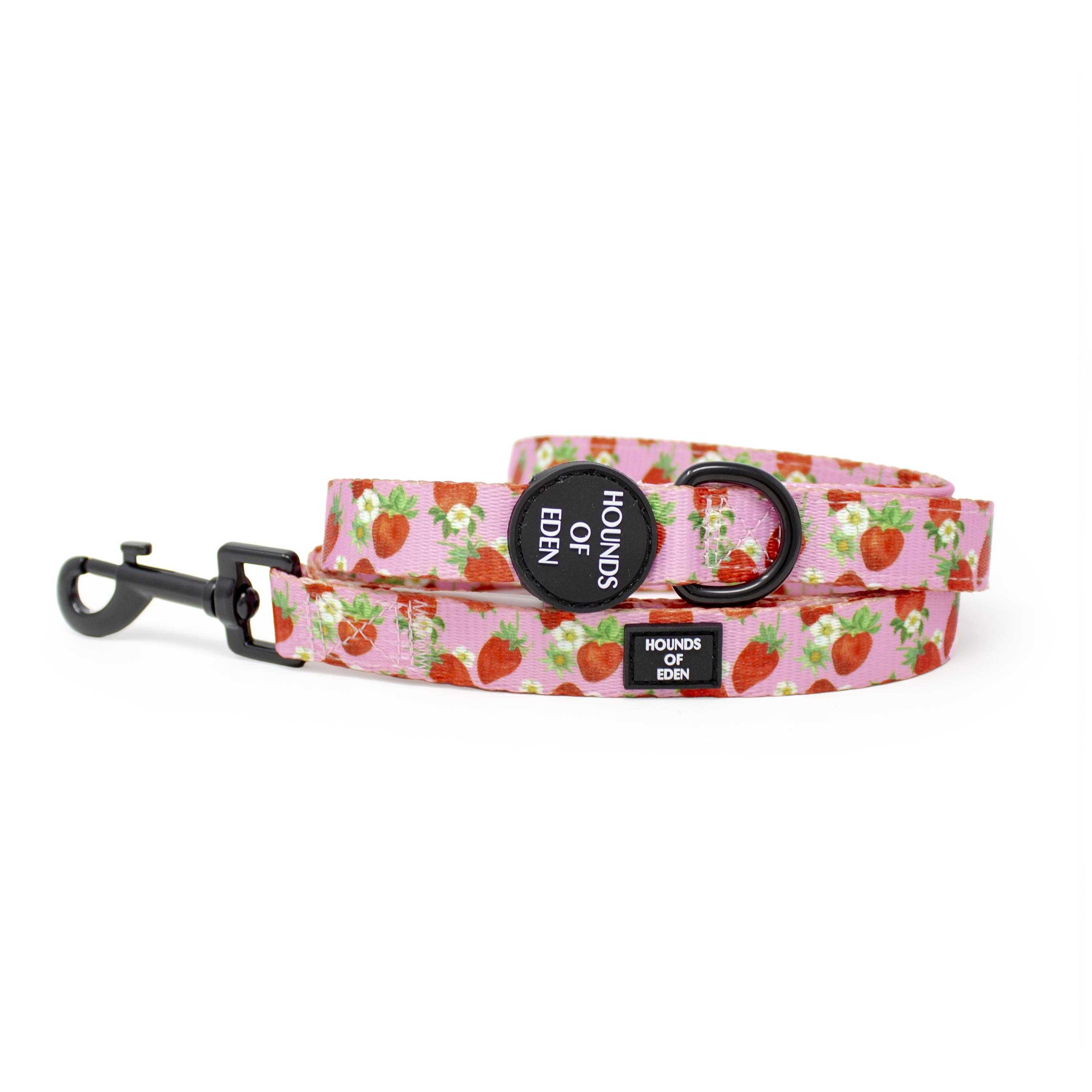 Strawberry Patch Design Dog Collar