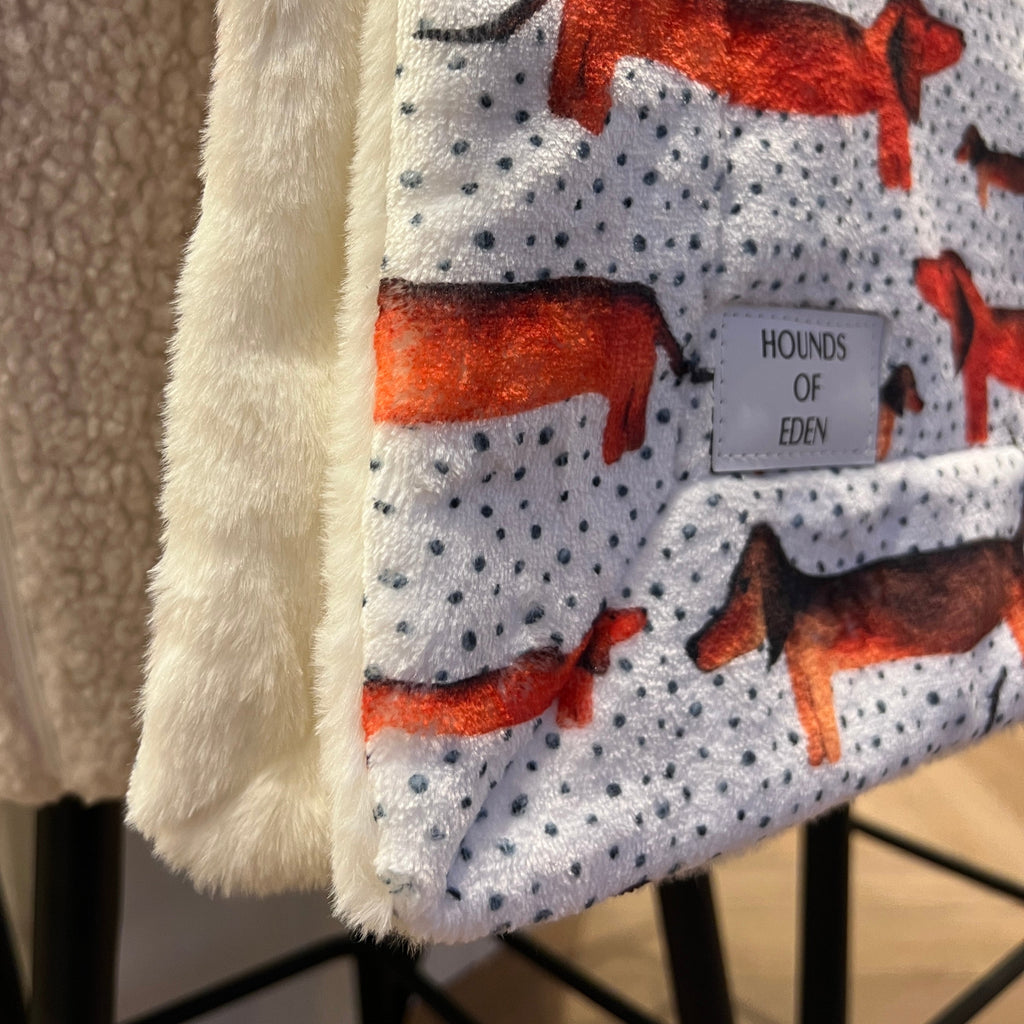 Sizzlin' Sausages - Supaw Sized Faux Fur Blanket
