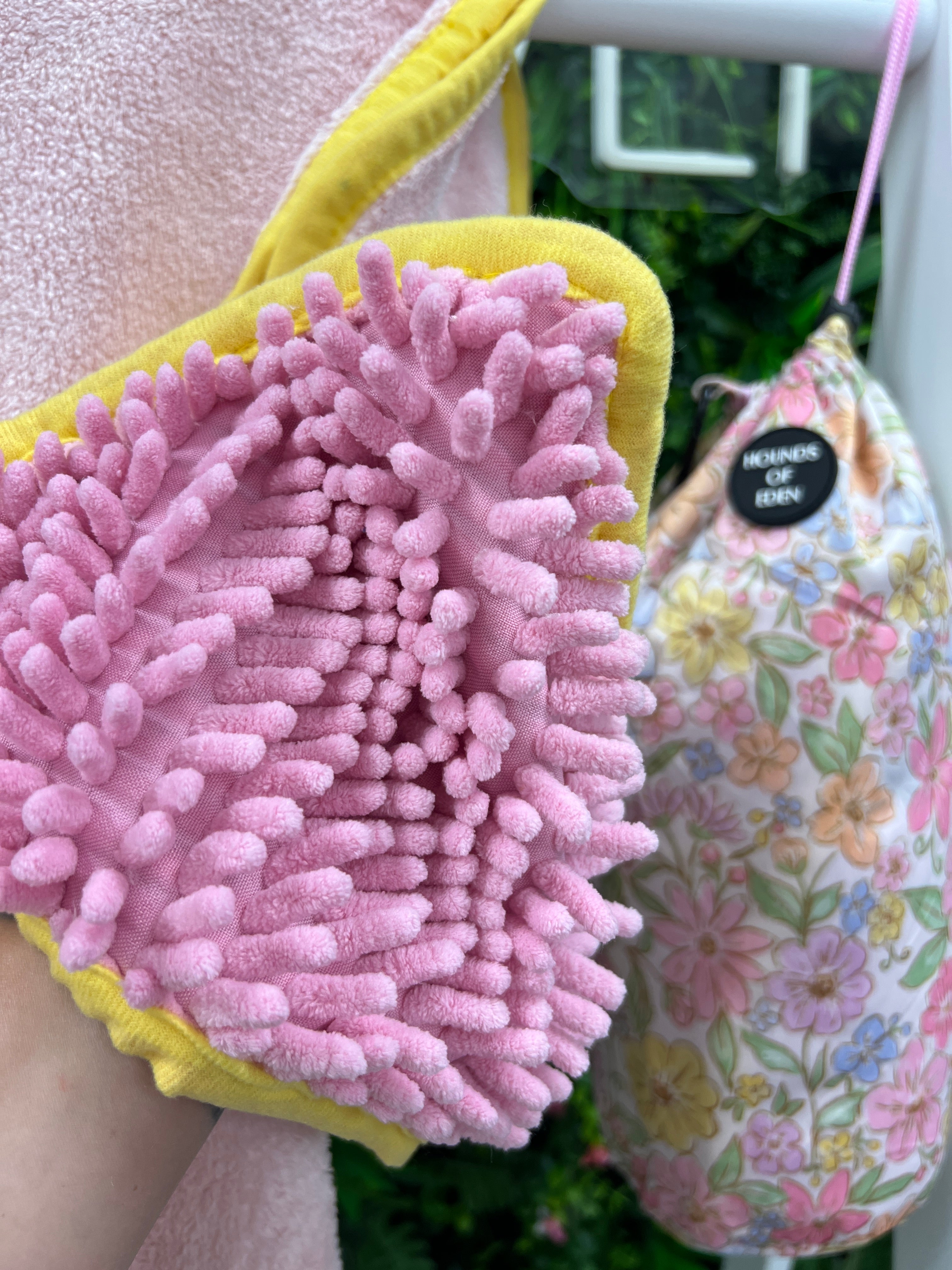 Pastel Petal Dog Towel