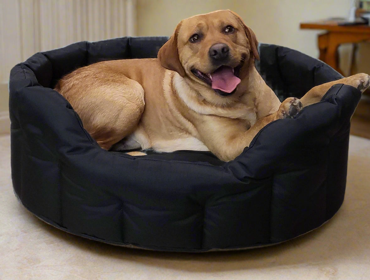 P&L Country Dog Tough Heavy Duty Oval High Sided Waterproof Dog Beds.