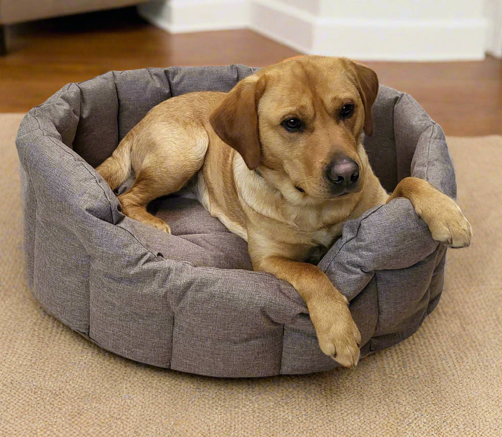 P&L Country Dog Tough Heavy Duty Oval High Sided Waterproof Dog Beds.