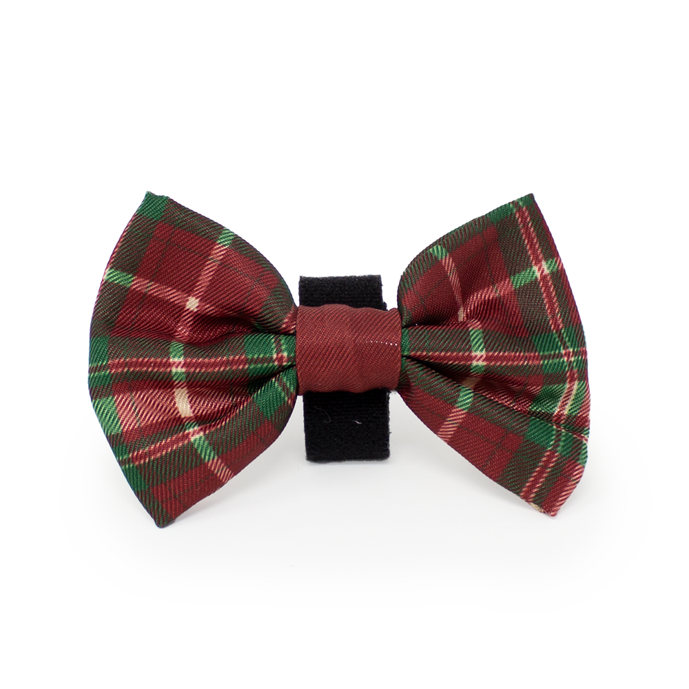 Tartan Me Up - Red & Cream Tartan Design Dog Collar