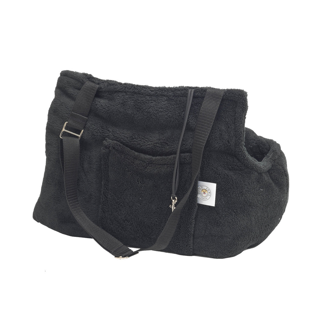 Soho Poms Forest Black Teddy Bear Dog Carrier