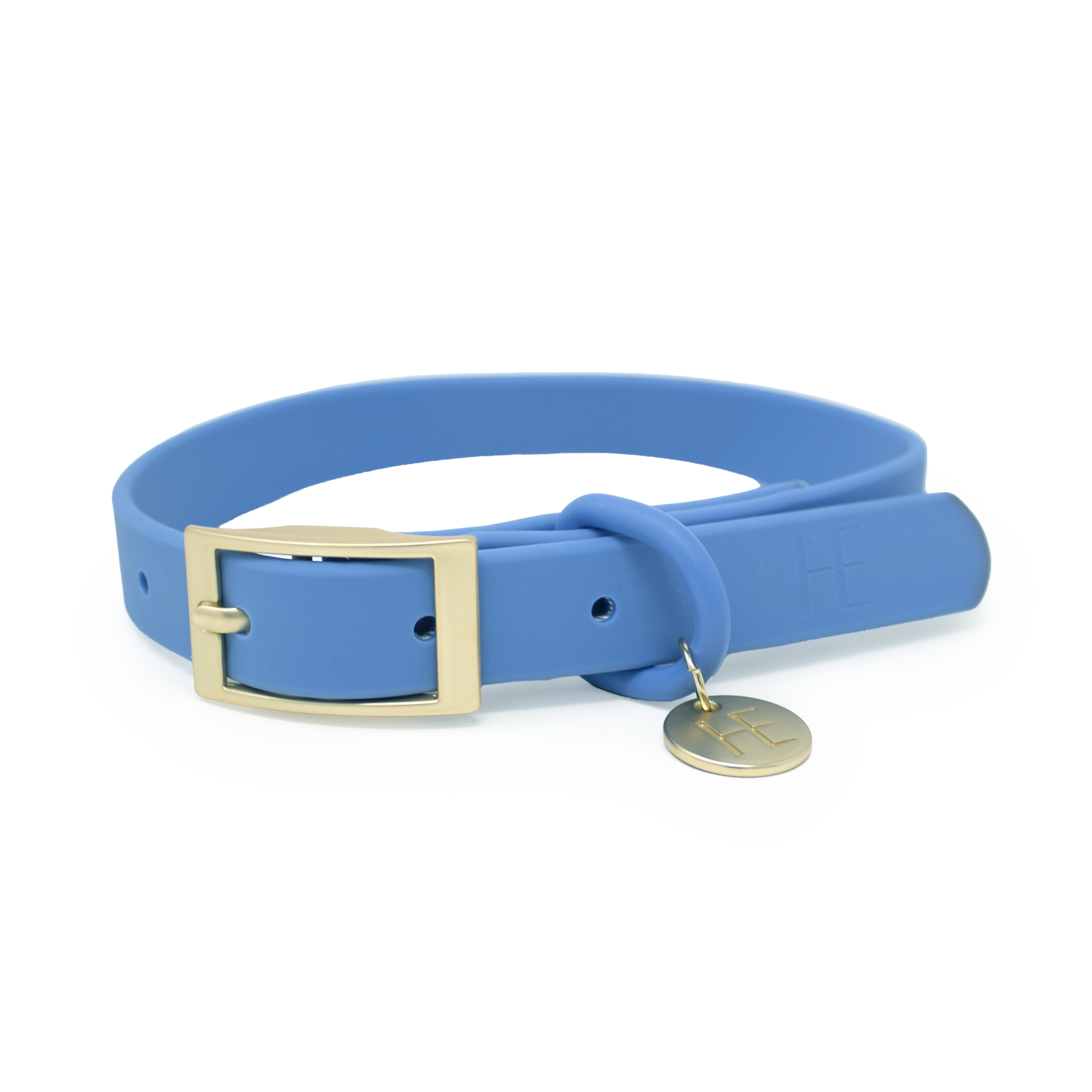 Lichen Blue 'All Weather' Dog Collar