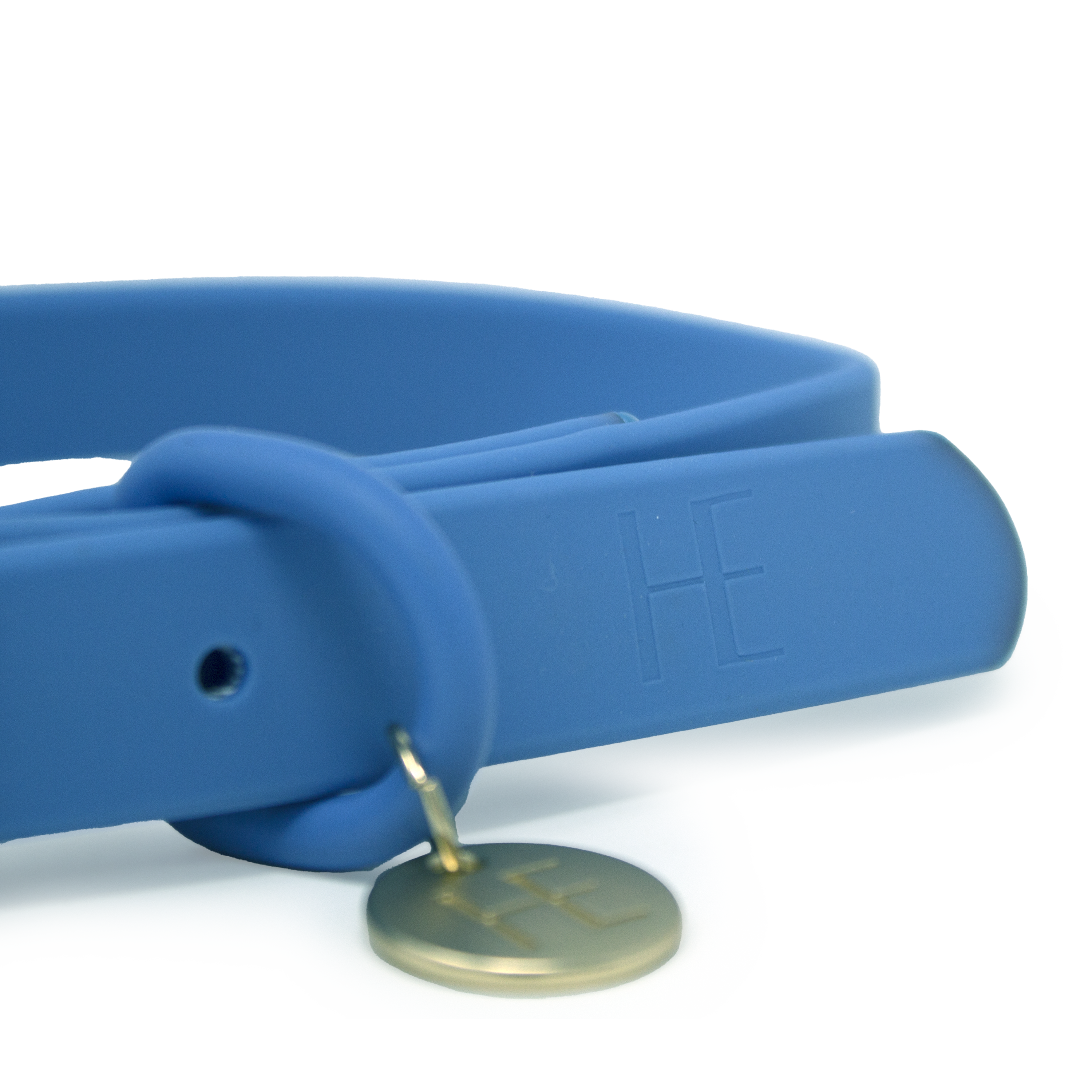 Lichen Blue 'All Weather' Dog Collar