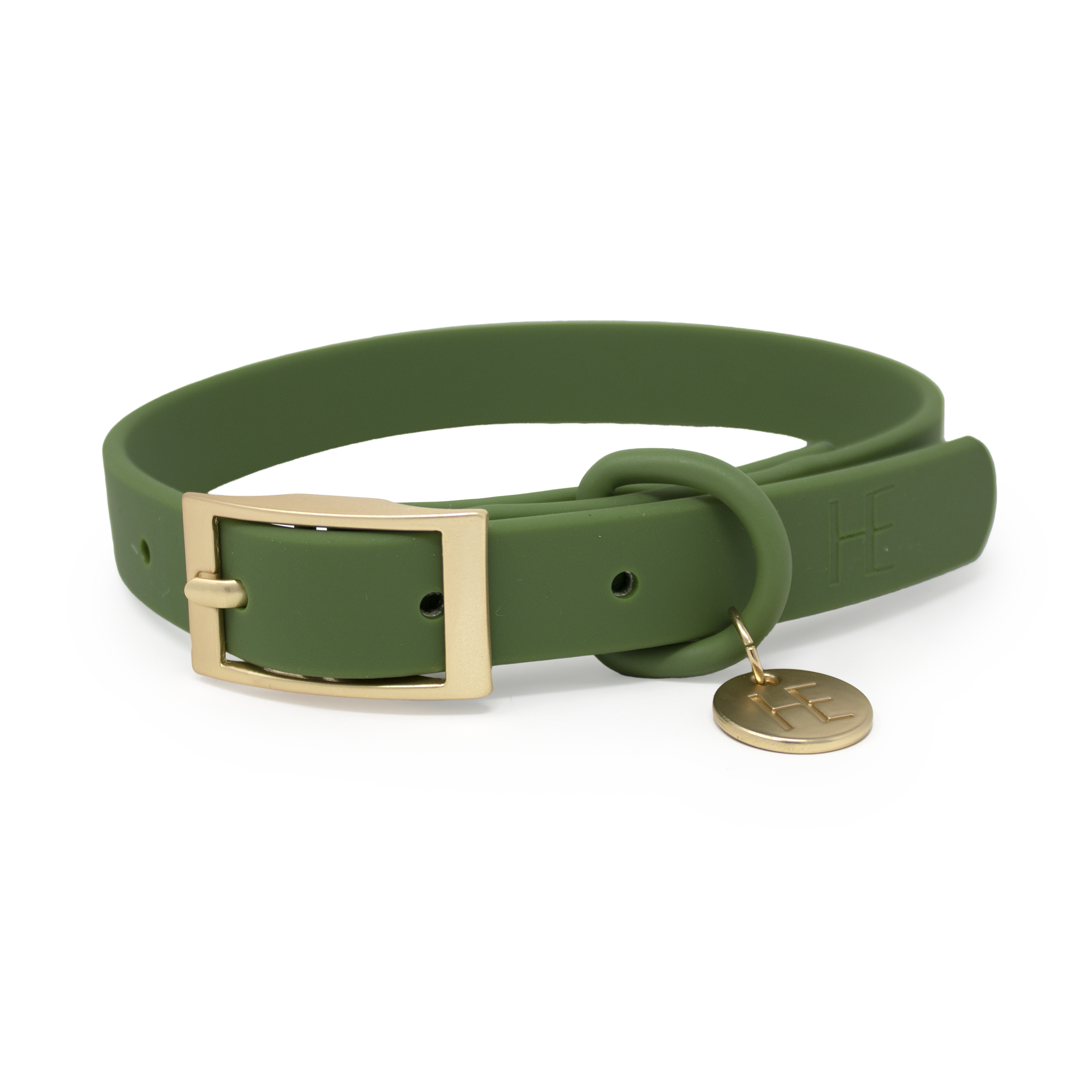 Forest Green 'All Weather' Dog Collar