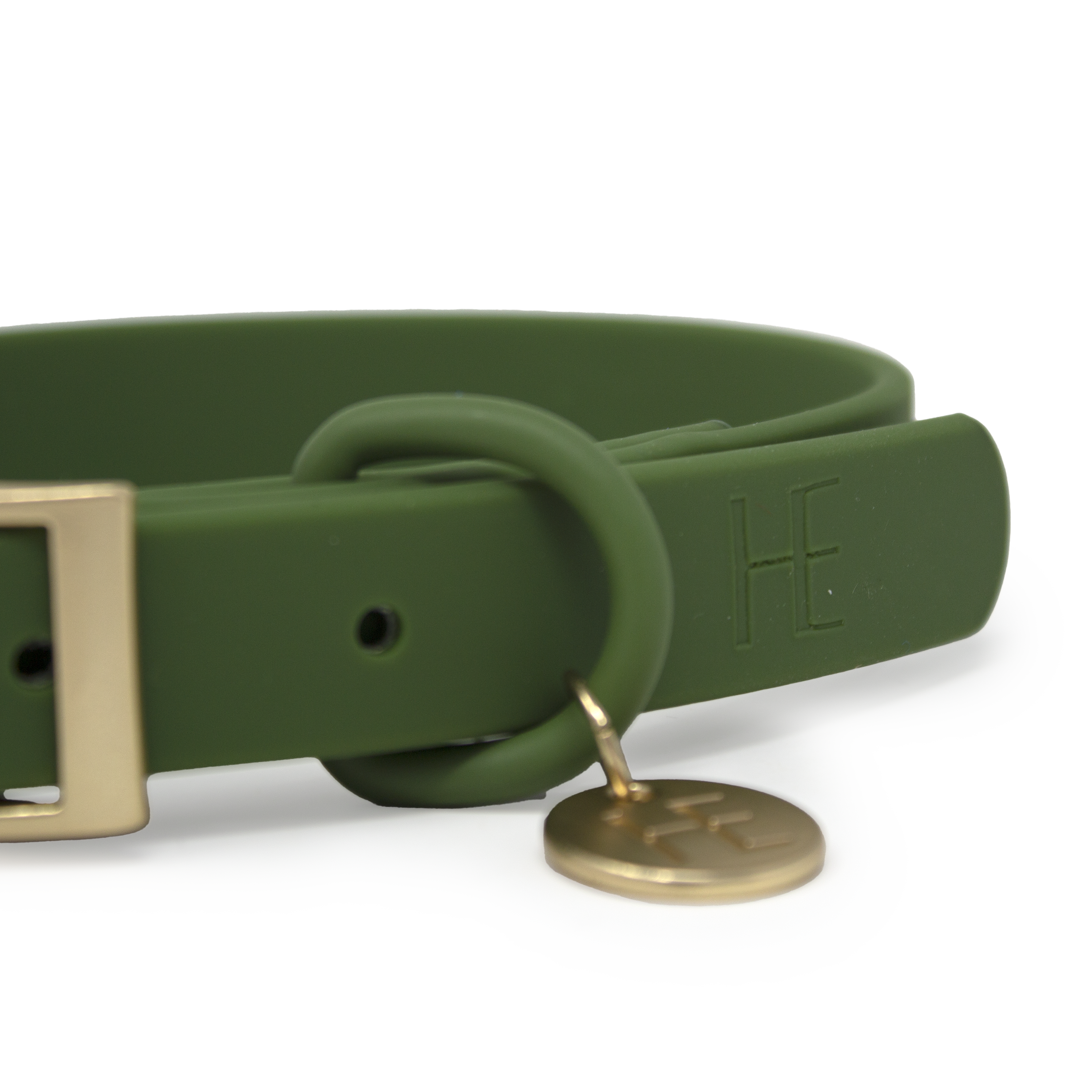 Forest Green 'All Weather' Dog Collar