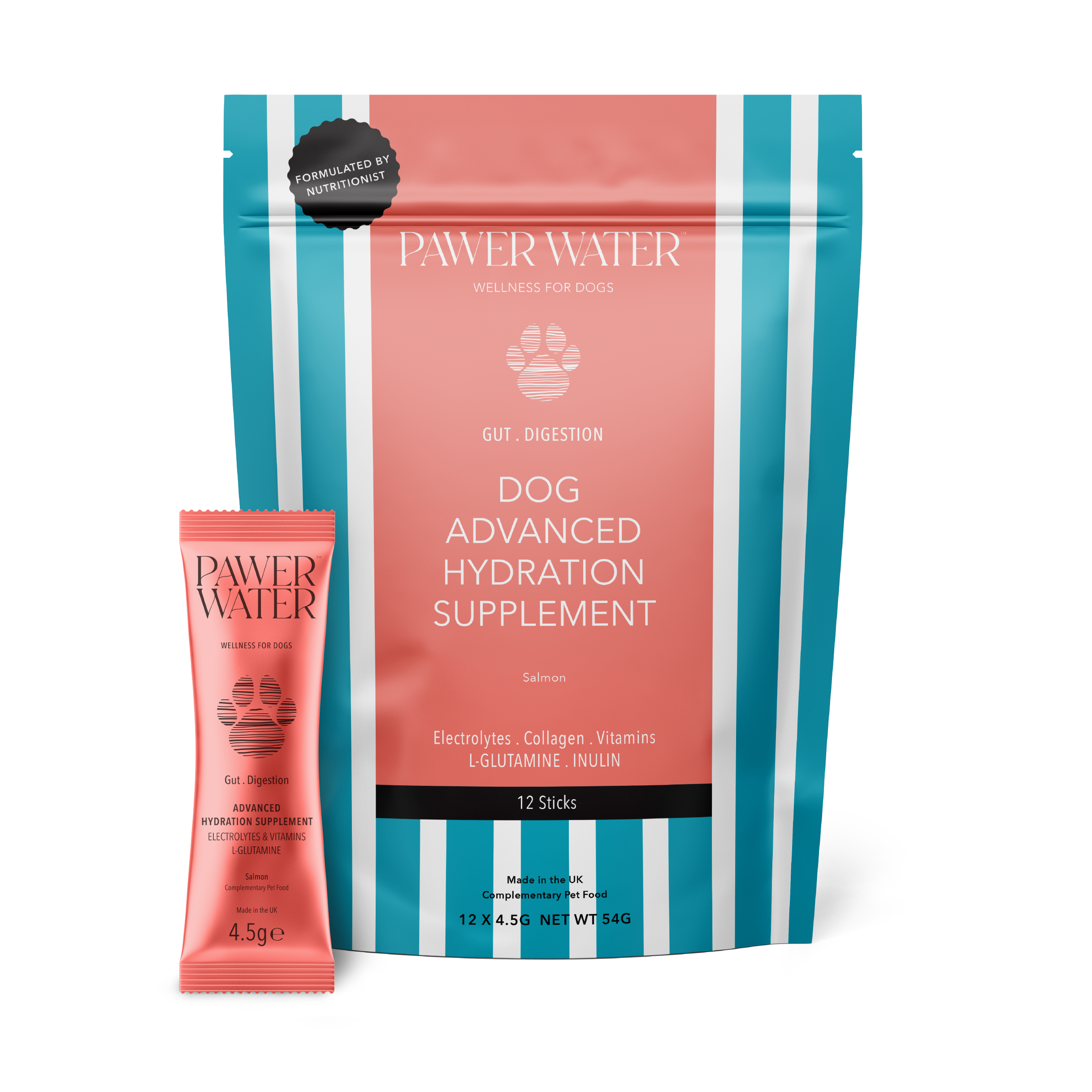 Pawer Water Gut Support (12-sticks Pouch)