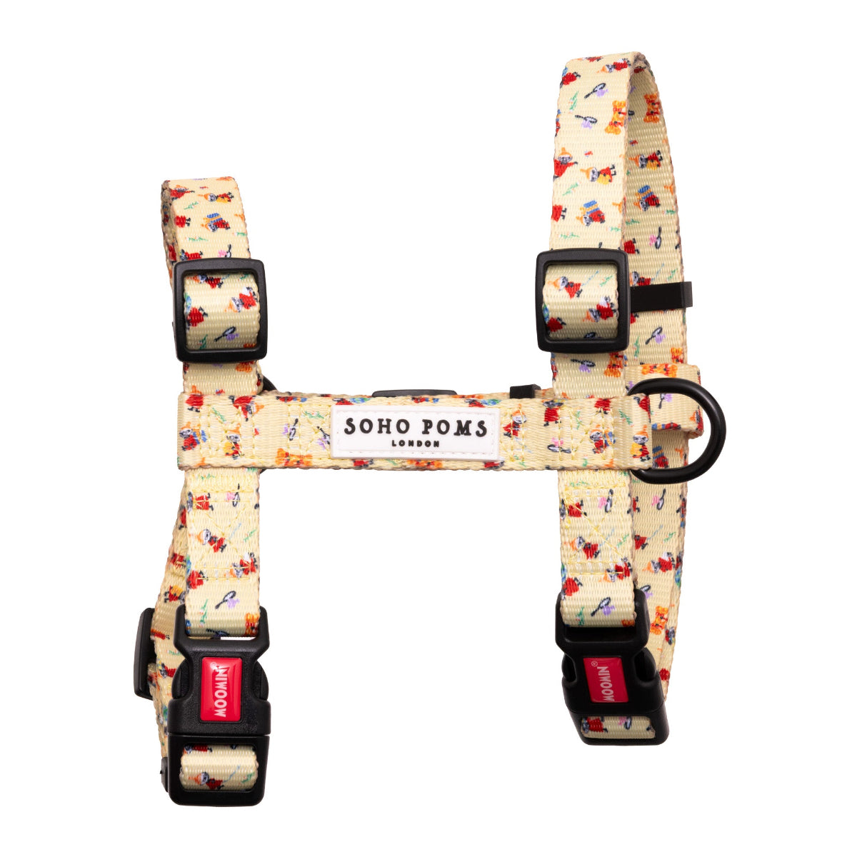 Moomins Yellow Sunrise Dogs H-Harness by Soho Poms