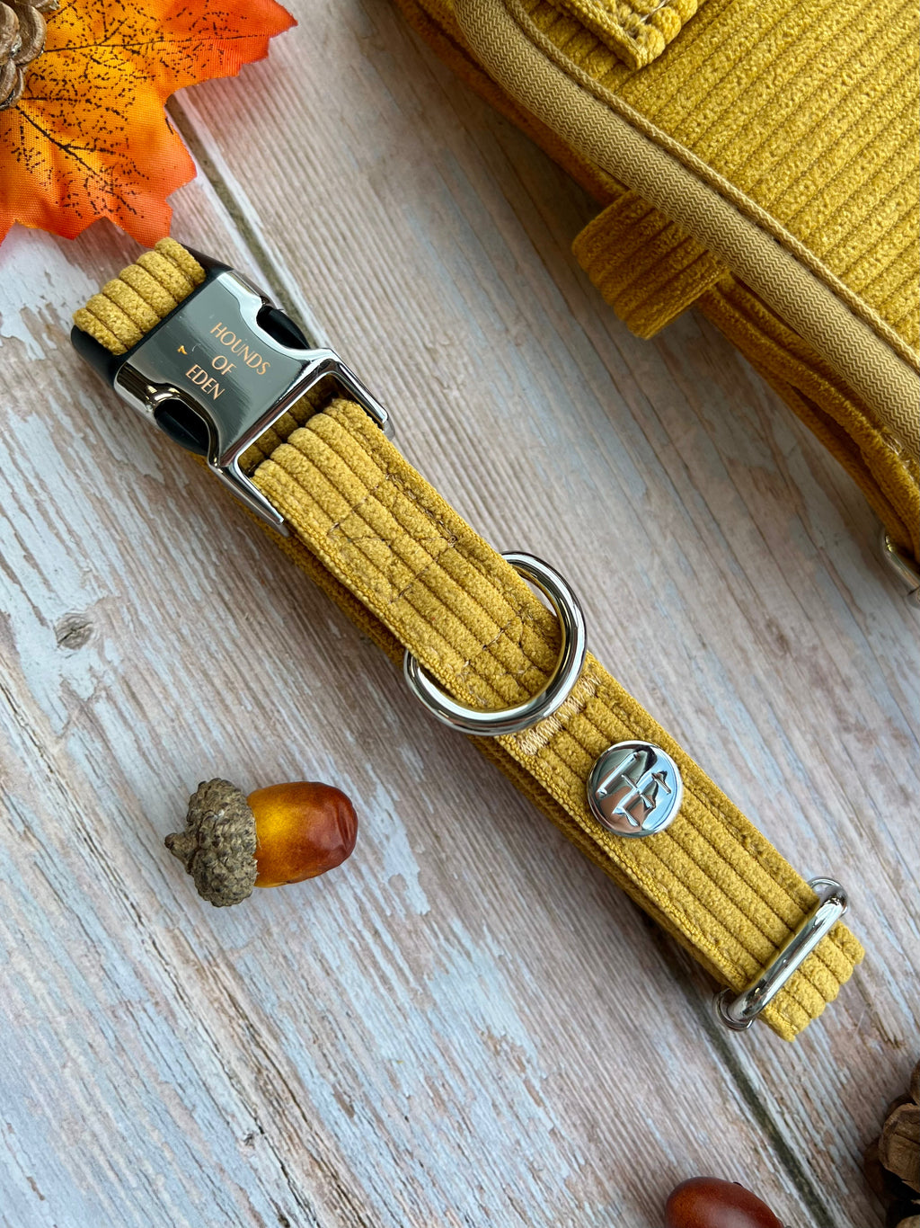 Mustard Yellow Corduroy Harness