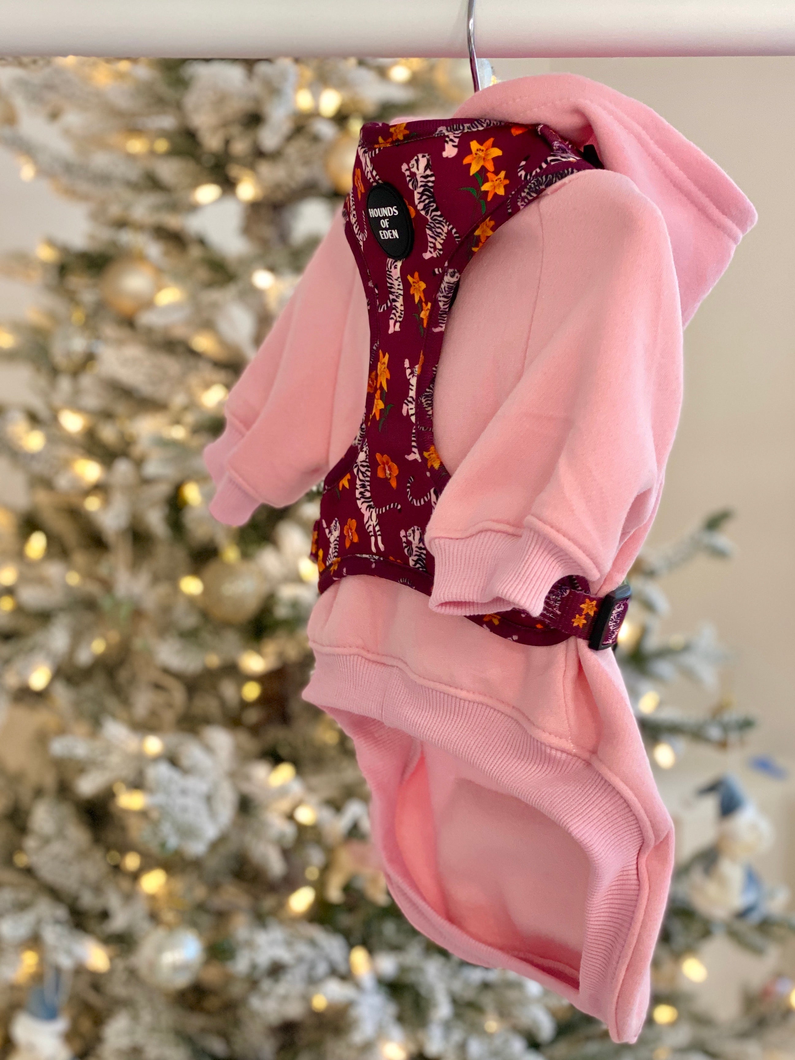 Dog Hoodie - Light Pink