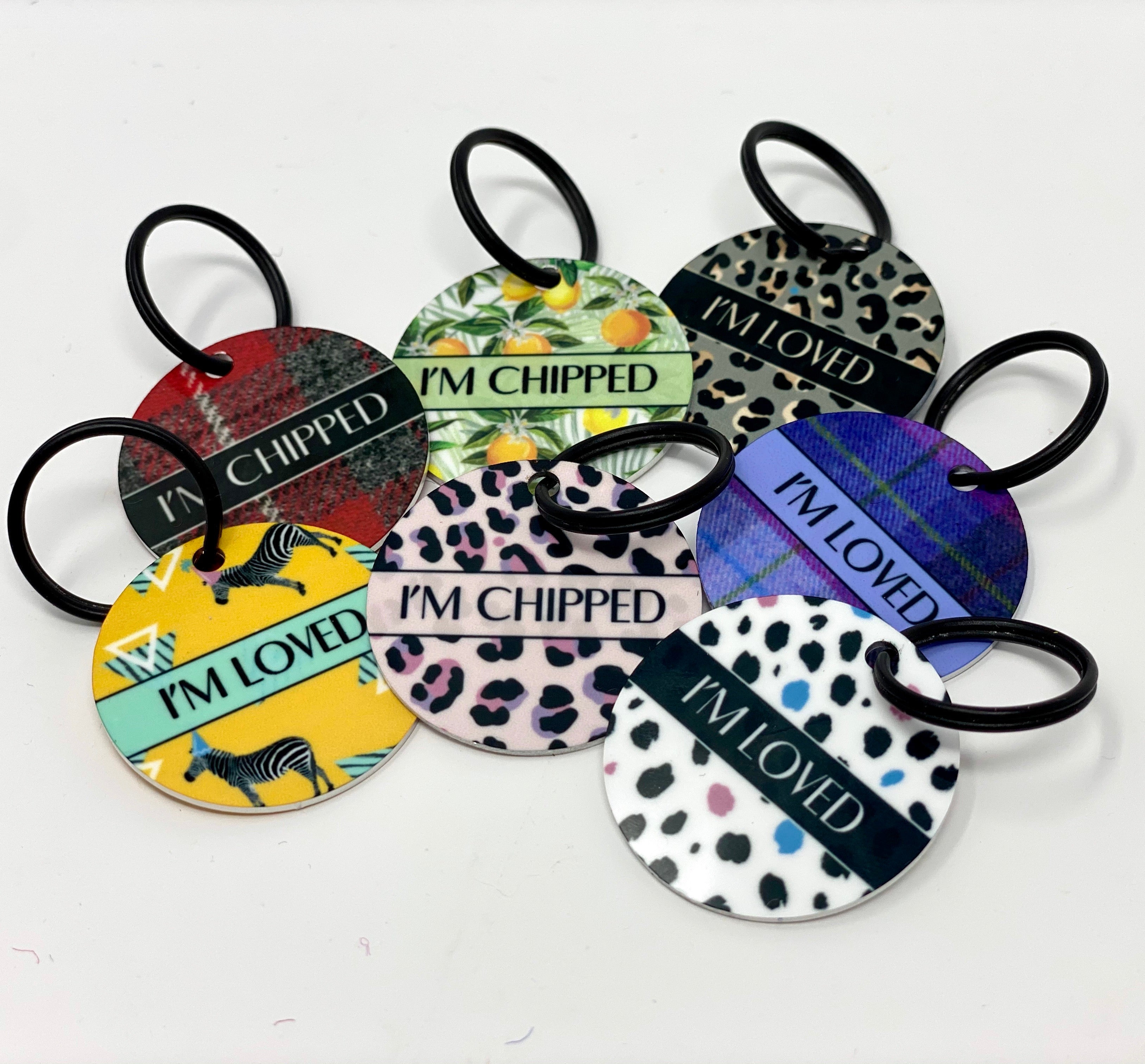 'Steel Leopard' - Khaki/Grey Dog Collar