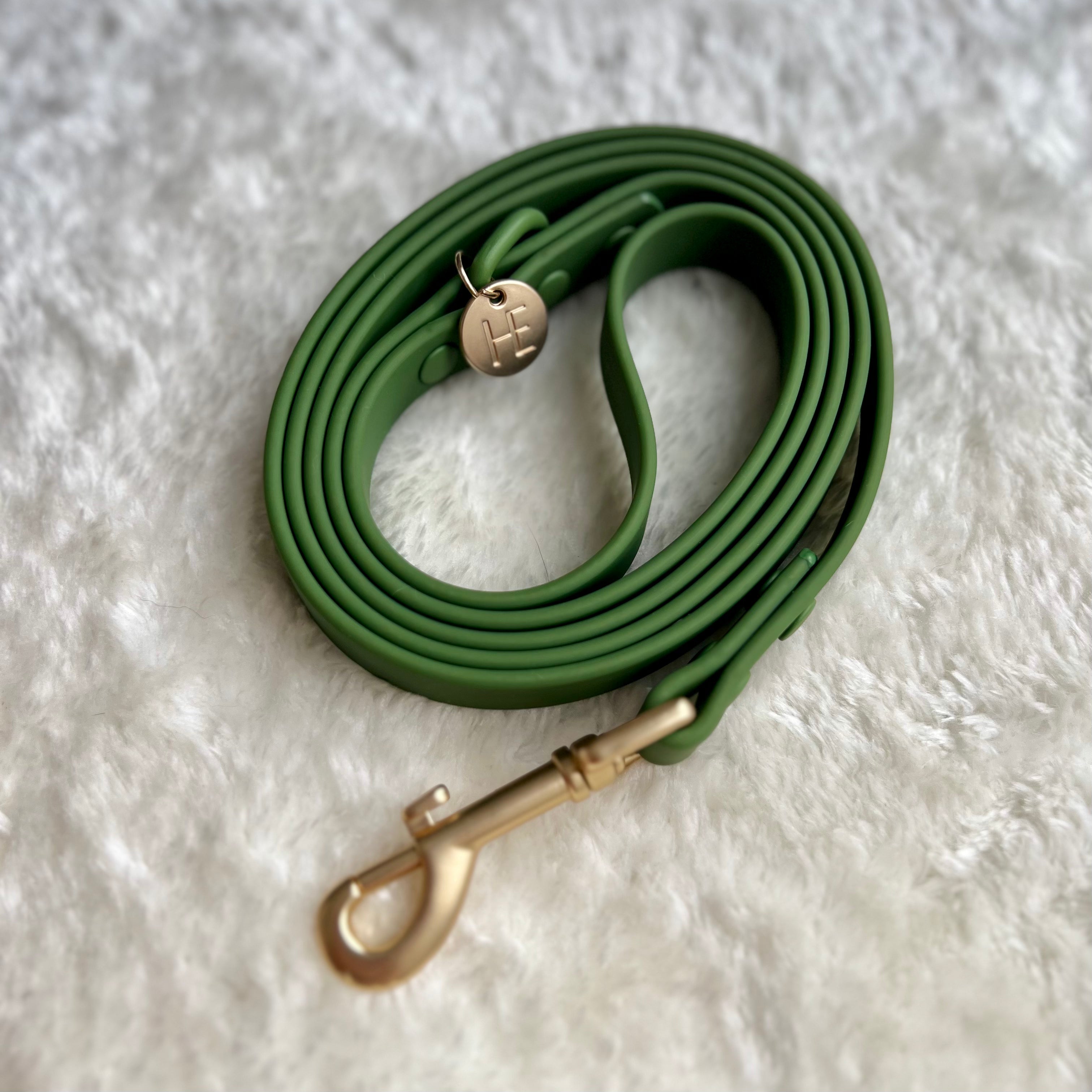 Forest Green 'All Weather'Dog Lead