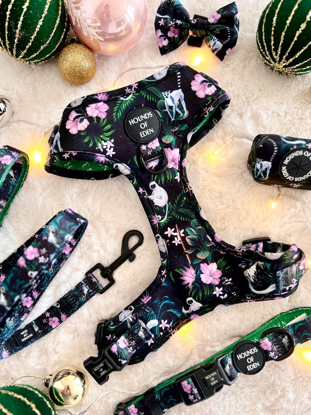 Midnight Madagascar Design Poop Bag Holder