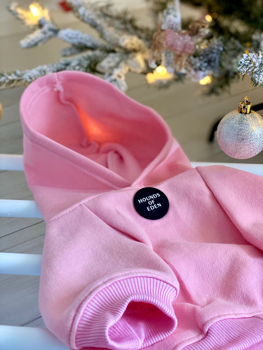 Dog Hoodie - Light Pink