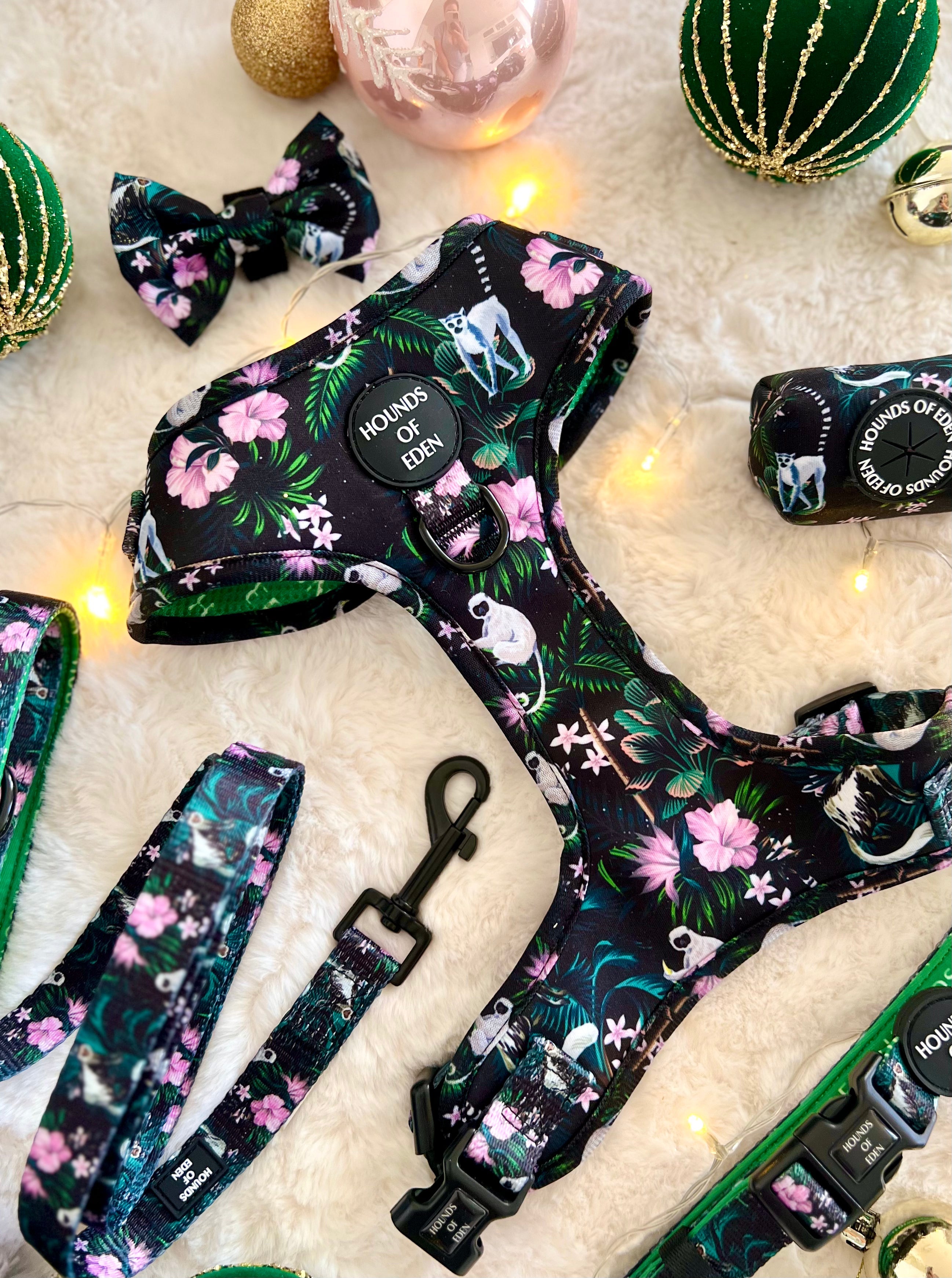 Midnight Madagascar Design Dog Collar