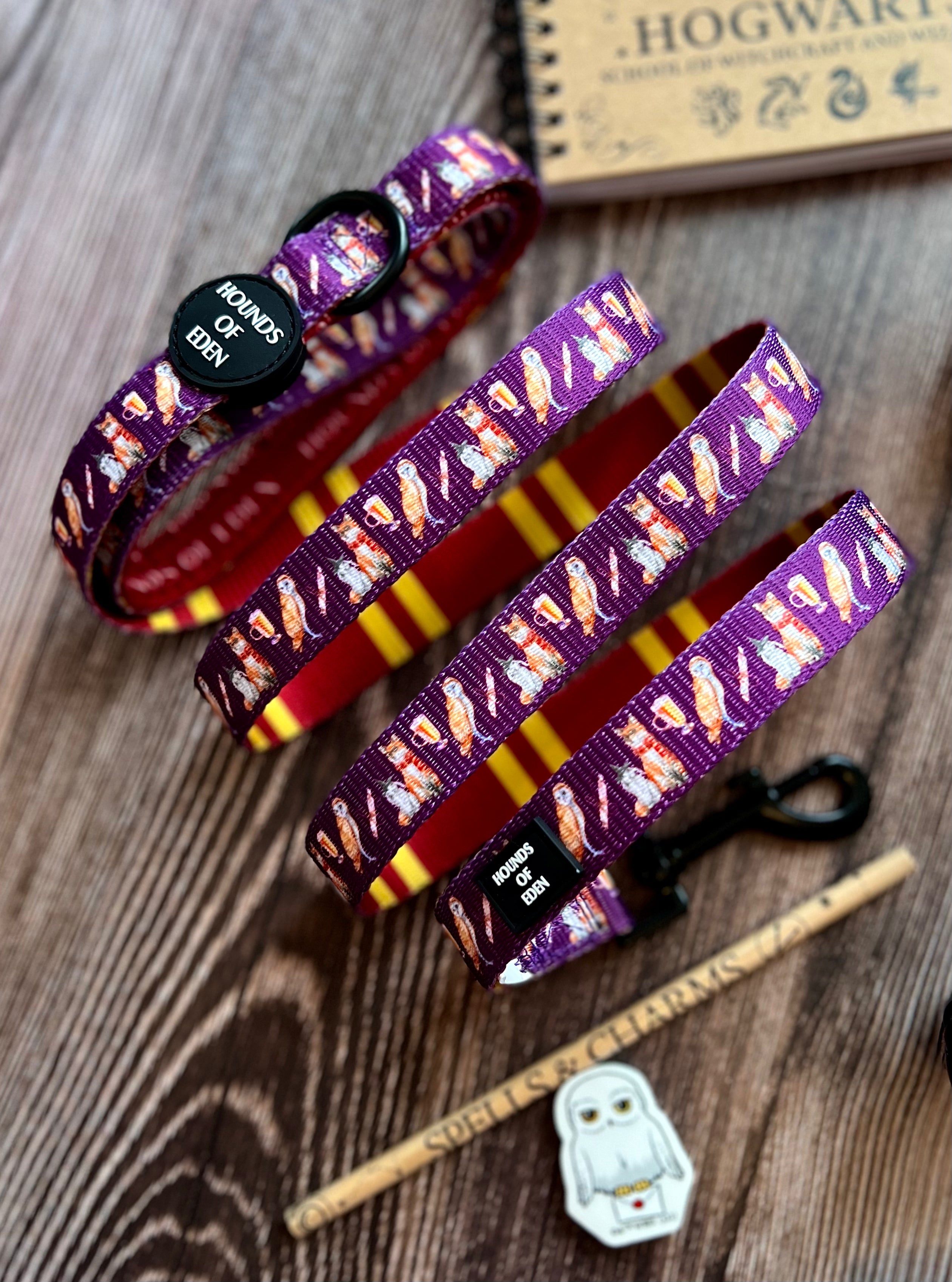 Harry Pawter Design Dog Collar