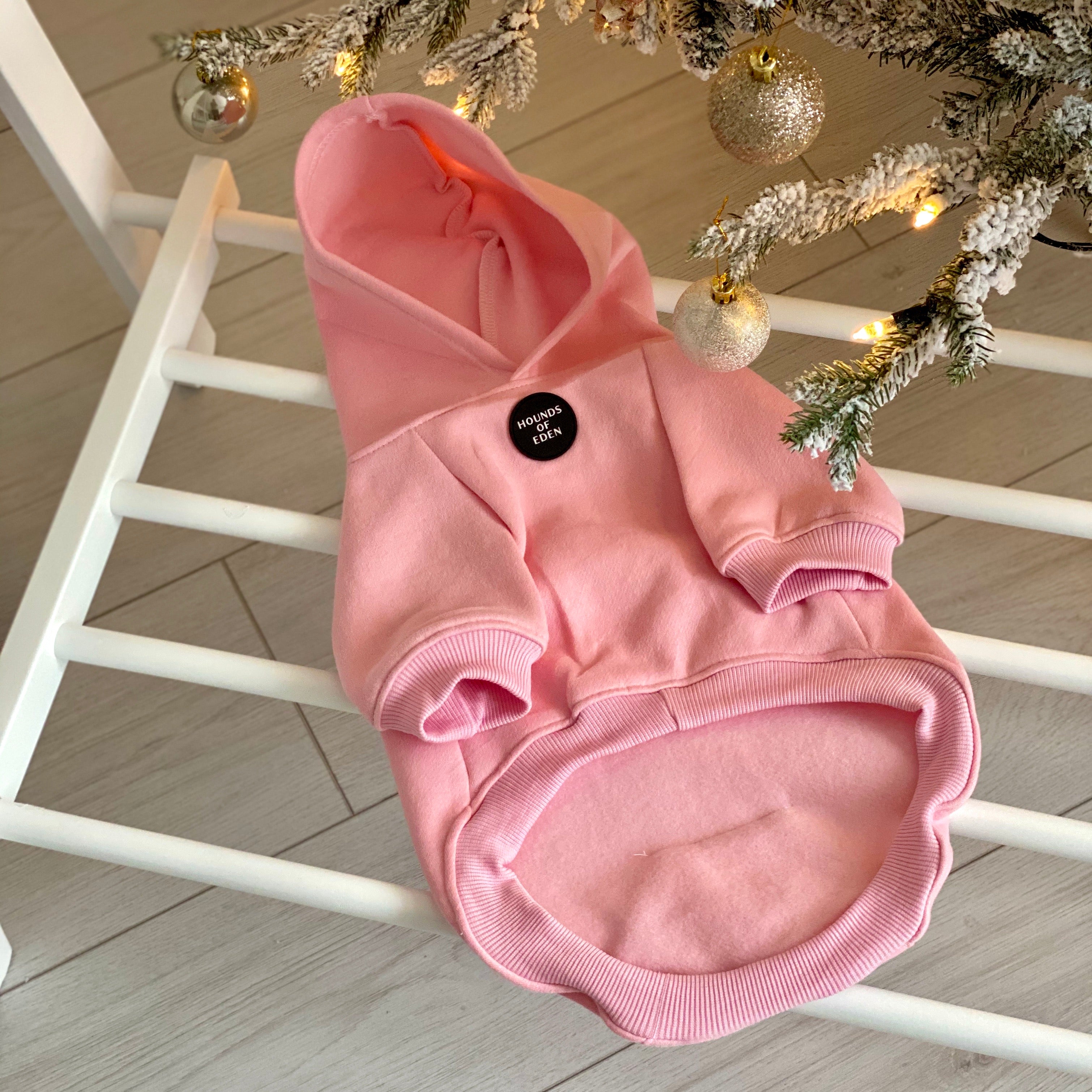 Dog Hoodie - Light Pink