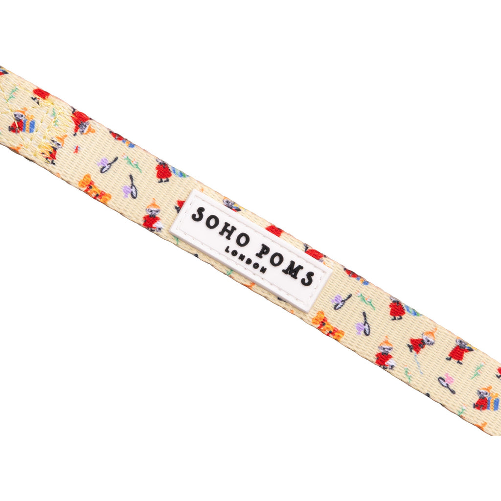 Moomins Yellow Sunrise Dog Lead by Soho Poms