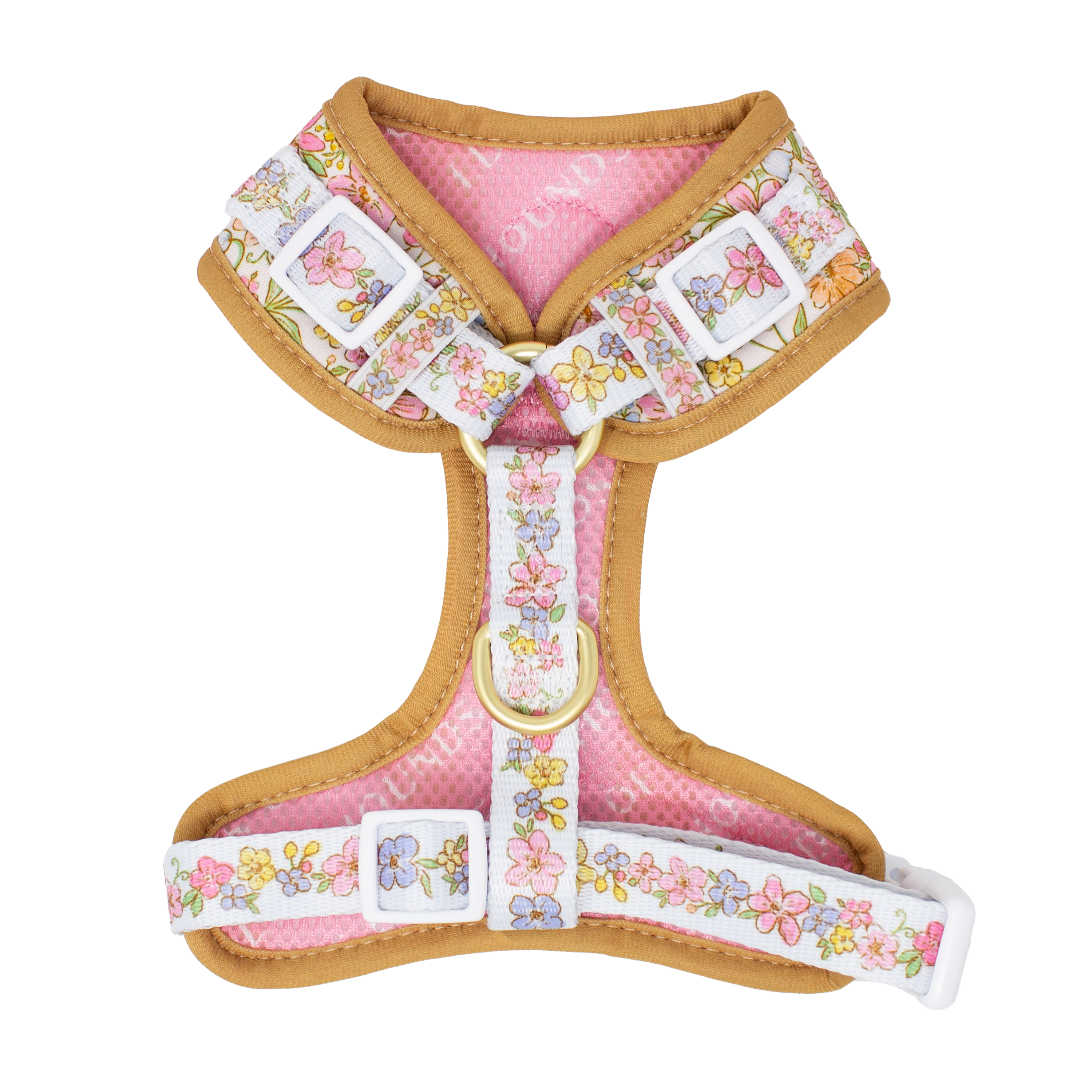 Pastel Petals - Dog Collar + ID Tag Holder