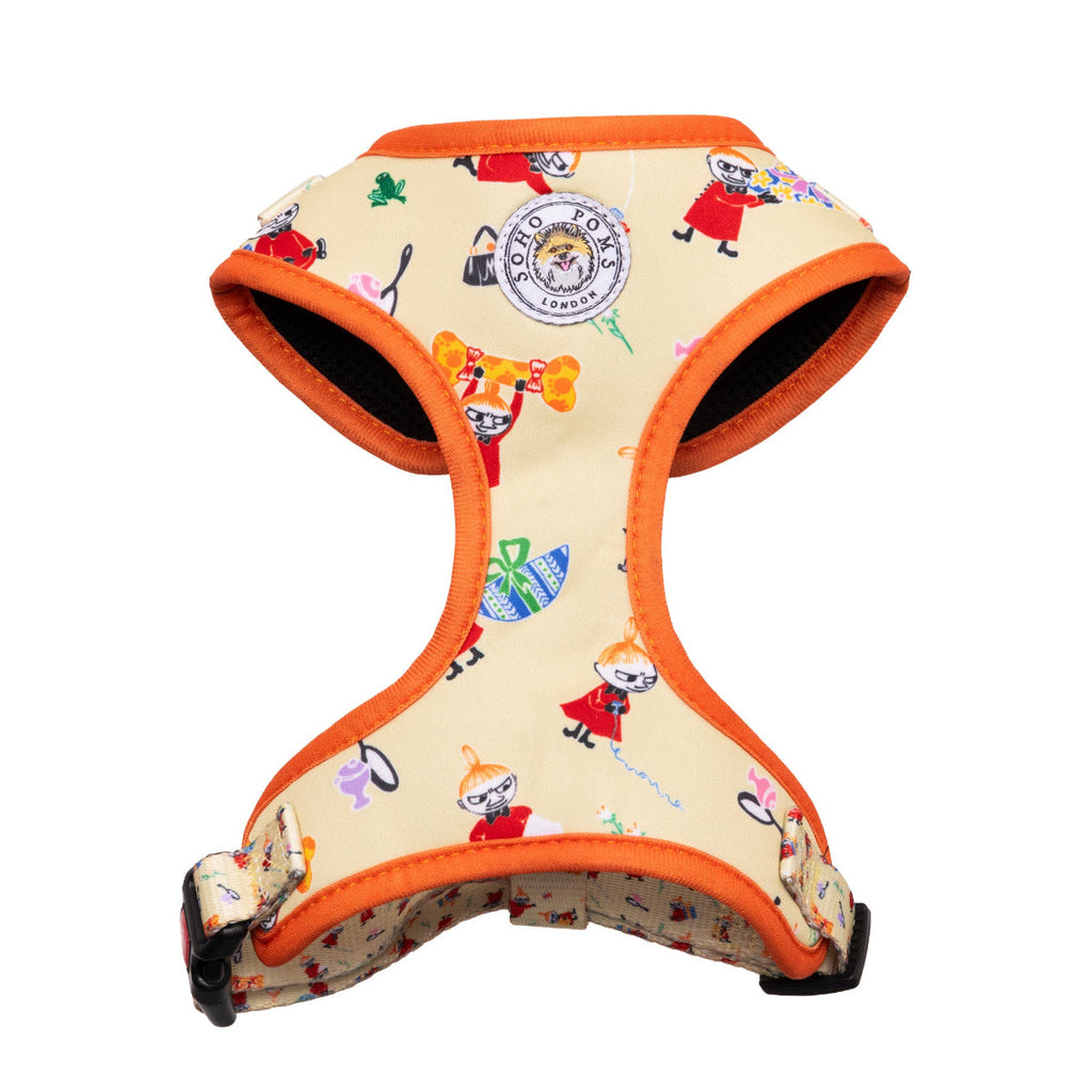 Moomins Yellow Sunrise Dogs Padded Harness by Soho Poms